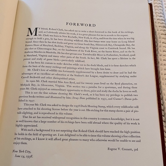 ♥️Roland Clark’s Etchings 1990 Derrydale Press 1/2,500 Ltd Edition Hardback♥️ - Picture 7 of 16